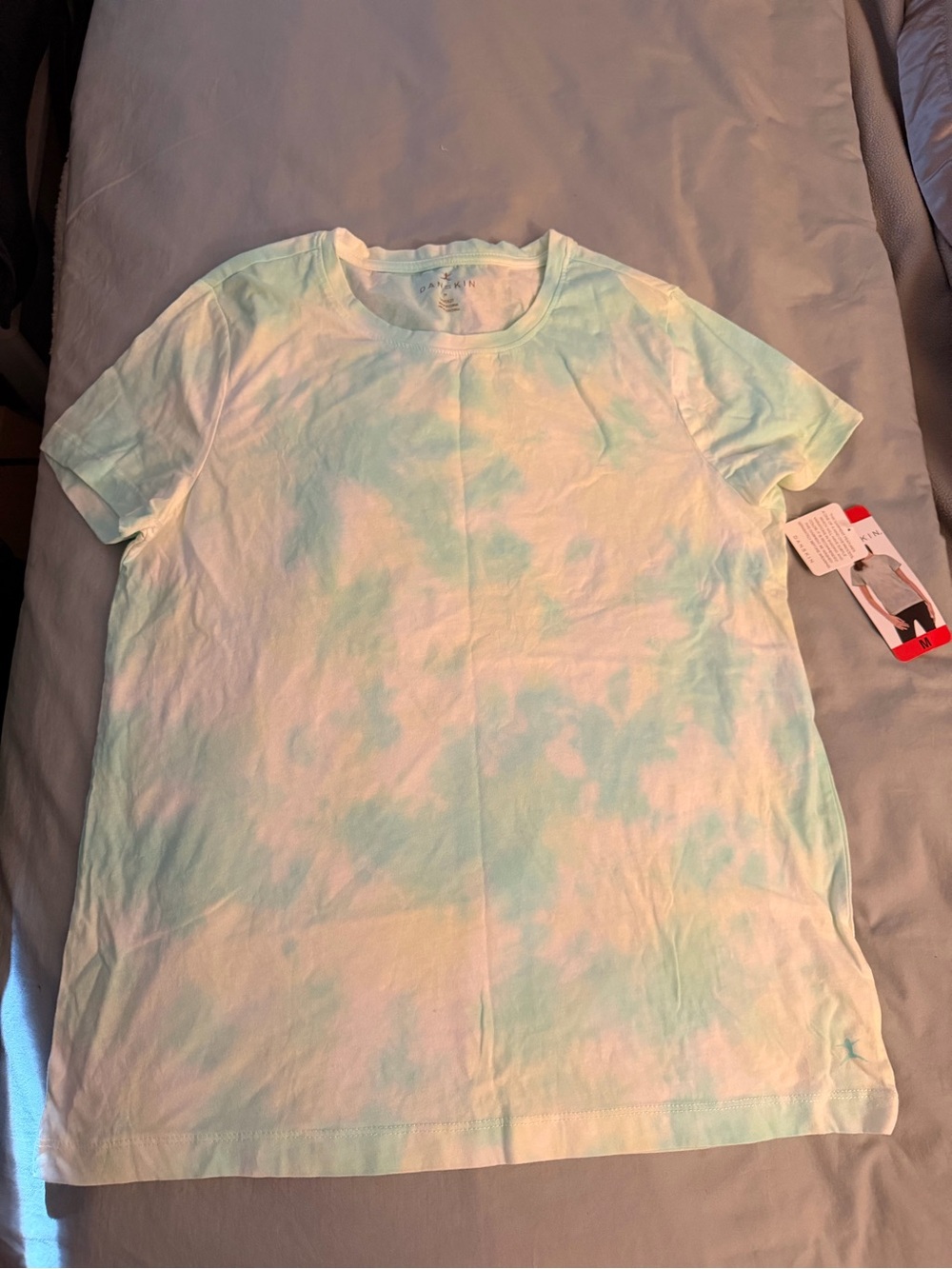 Women’s - Light Blue Tie-Dye Crew Neck Women's Tee